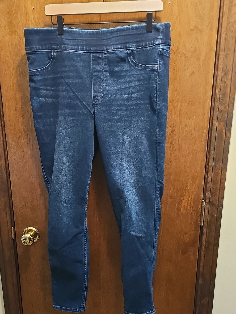 Old Navy Dark Blue Rockstar High-Rise Super Skinny Jeggings